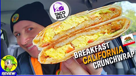 Taco Bell Breakfast California Crunchwrap Review Guac Rocks