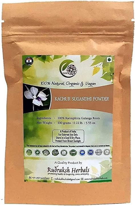 Glamzyrudraksh Herbals Kachur Sugandhi Powder 100