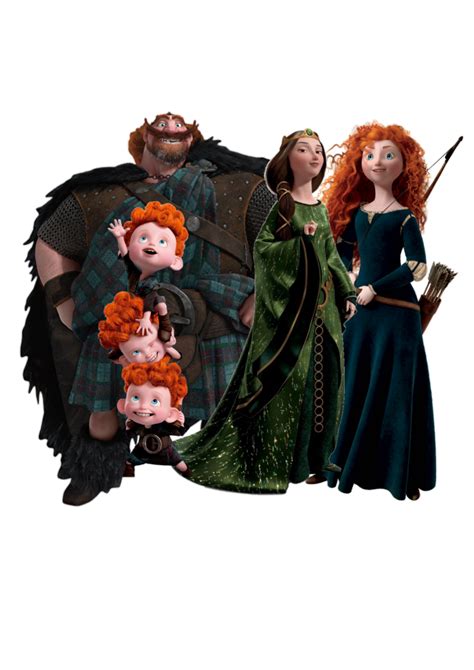 An Image Of Three People Dressed Up As The Characters From Brave Brave