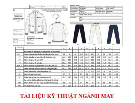 Tài liệu kỹ thuật ngành may