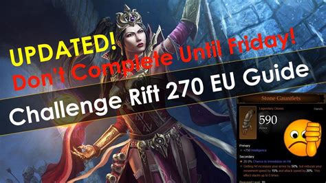 Updated Challenge Rift Eu Guide This Is The Real One Still Wait