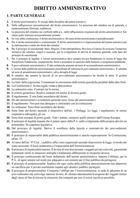 TEST Diritto Amministrativo TEST DI AUTOVALUTAZIONE DIRITTO