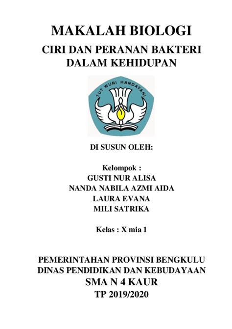 Pdf Makalah Biologi