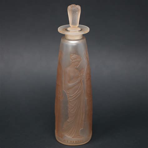 Rene Lalique Ambre Antique Glass Perfume Bottle Ebay