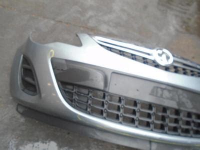 Vauxhall Corsa D 2011 2014 Facelift Front Bumper Silver Lake GEV 95508031