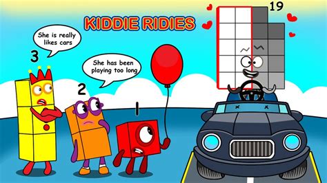 Numberblocks 19 Really Really Love a Car | Numberblocks fanmade ...