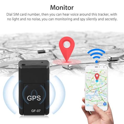 GF 07 Mini GSM GPRS GPS Tracker voiture Système de périphérique de