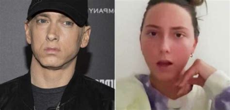 Hailie Mathers looks just like dad Eminem in makeup-free TikTok video ...