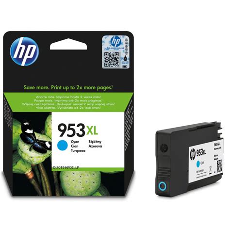 Hp Xl Cartouche D Encre Hp F U Ae Cyan Grande Capacit Con Ue Par Hp