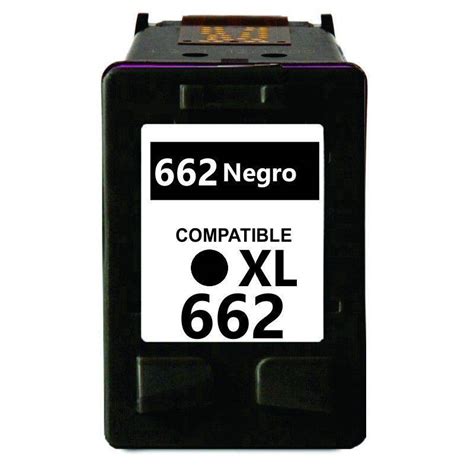 Alternativo 662 XL Negro Compatible Para HP