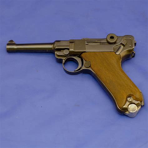 Luger P08 Mauser S 42 1938 WWII Nazi Army Issue 9mm LugerMan