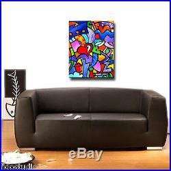 Original Art On Canvas Original Abstract Print Modern Home Decor HUGE