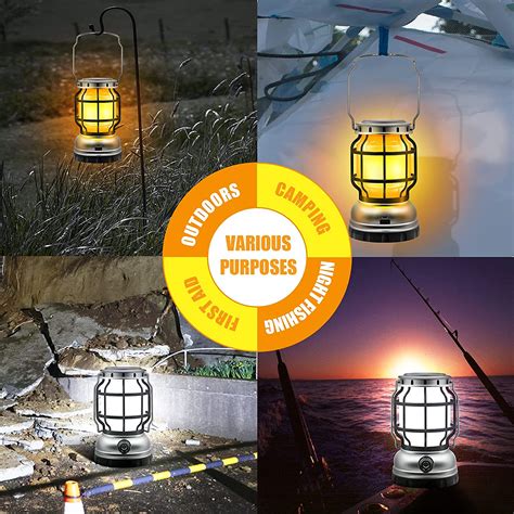 Collapsible Portable Led Camping Lantern Lightweight Waterproof Solar