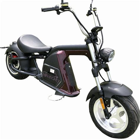 Soversky Citycoco 60v20a 2000w Electric Chopper Motorcycle Scooter Us