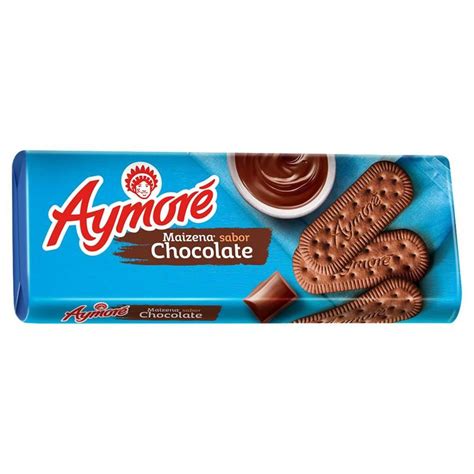 Biscoito Aymoré Maizena Chocolate 170g Biscoito Bolacha Magazine