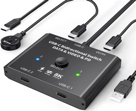Usb C Switch 2 In 1 Out Type C Bidirectional Switcher 2 In 1 Out Used
