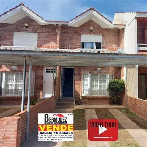 Venta Duplex 3 Amb Al Frente A Una Cuadra Del Mar Calle 1 Entre 92 Y