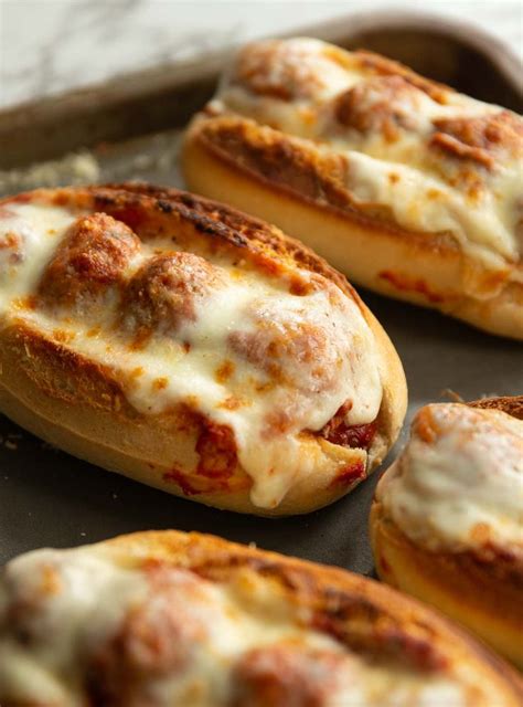 These meatball subs are made with soft & juicy Italian meatballs ...