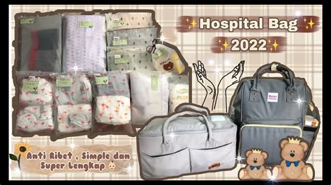 Isi Tas Bersalin Hospital Bag Anti Ribet Dan Super Lengkap