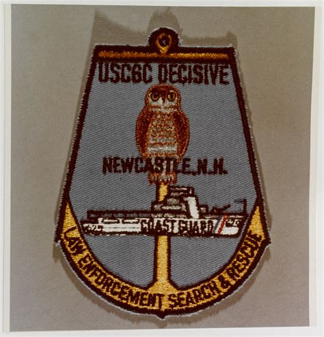 Nh 88116 Kn Insignia U S Coast Guard Cutter Decisive Wmec 629