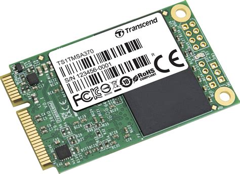 Transcend 1 TB MSATA SSD Harde Schijf MSATA Retail TS1TMSA370 Conrad Be