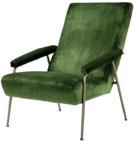 Casa Padrino Fauteuil Lounge De Luxe Vert Laiton 73 X 102 X H 96 5 Cm Fauteuil De Salon En