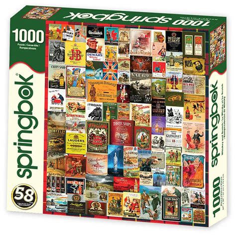 Springbok Whiskey Scotch Puzzle 1000pcs Puzzles Canada