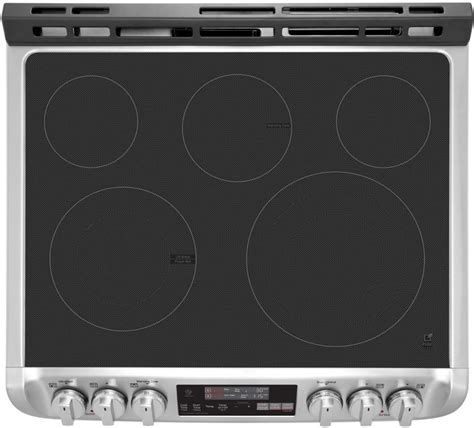 Lte4815st Lg 30 Wi Fi Enabled Slide In Electric Double Oven Range With Easy Clean And Probake