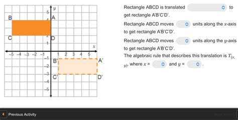 Solved Rectangle Abcd Is Translated To Get Rectangle A B C D