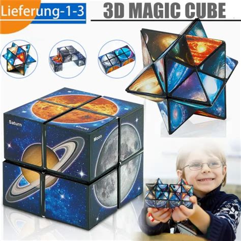 3D ZAUBERWÜRFEL EUKLIDISCHER Würfel Star Cube Magic Cube Set