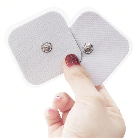 Pcs Reusable X Cm Self Adhesive Electrode Pads Mm Snap Non Woven