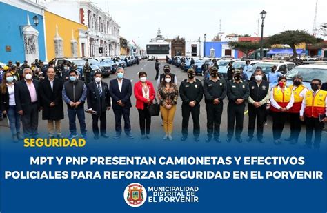 Municipalidad Provincial De Trujillo Y Policia Nacional Del PerÚ Presentan Camionetas Y