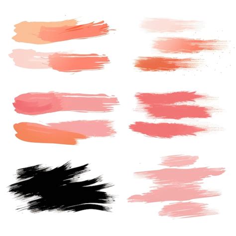 Premium Vector Brush Strokes Text Boxes Vector Paintbrush Set