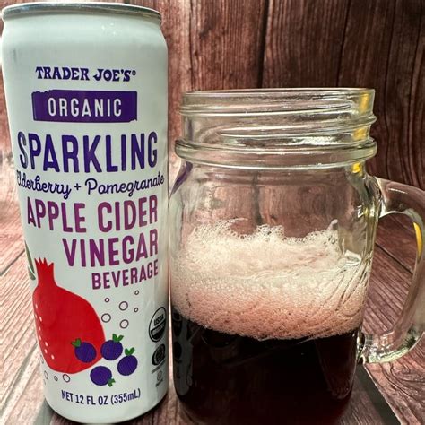 Trader Joe S Organic Sparkling Elderberry Pomegranate Apple Cider