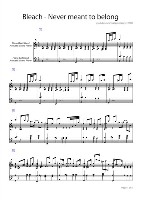 Shiro Sagisu Never Meant To Belong Sheet Music Downloads