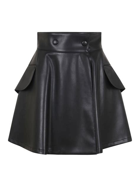 Mini Skirts Philosophy Di Lorenzo Serafini Leather Dome Mini Skirt