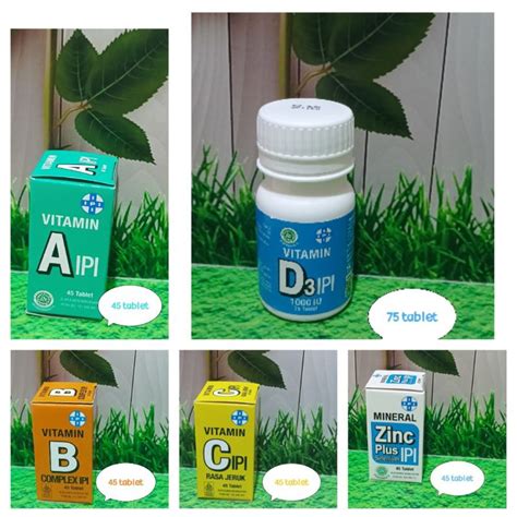 Jual Ipi Vitamin A B C D Zinc Shopee Indonesia