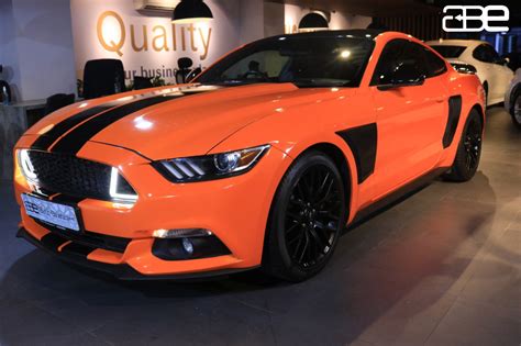 Ford Mustang GT V8 5 0 L 756 Orange With Black Interior I AutoBest