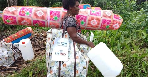 IOM Completes Delivery of Aid to Mt. Ulawun Volcano Affected | Papua New Guinea