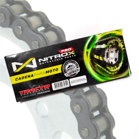 Cadena Nitrox Tracto L Reforzada Oring Punto Llantas