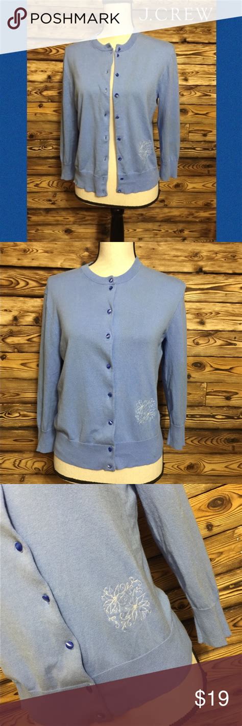 J Crew Corn Flower Blue Lightweight Cardigan🦋l Lightweight Cardigan