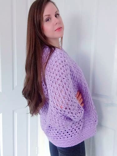 Ravelry Lilac Hexagon Cardigan Pattern By Selina Veronique