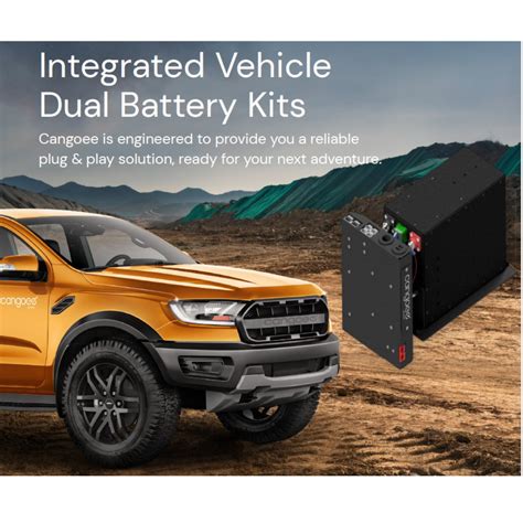 Lithium Auxiliary Battery Kit Ford Ranger Marks 4wd