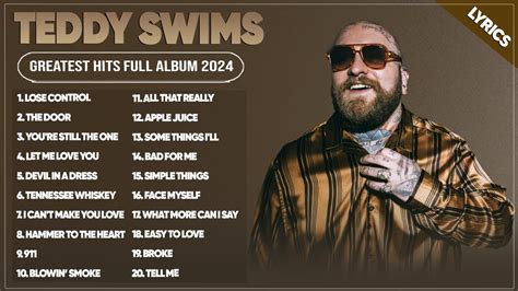 Video voor 'Teddy Swims - Teddy Swims Songs Playlist 2024 ~ The Best Of ...