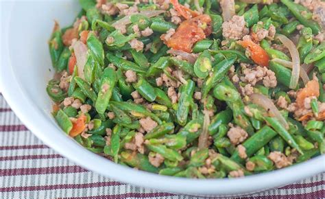 Ginisang Baguio Beans With Pork Youtube