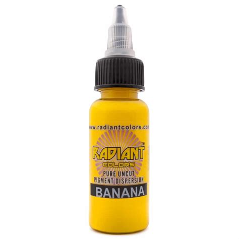 Tattoo Ink Radiant Colors Banana