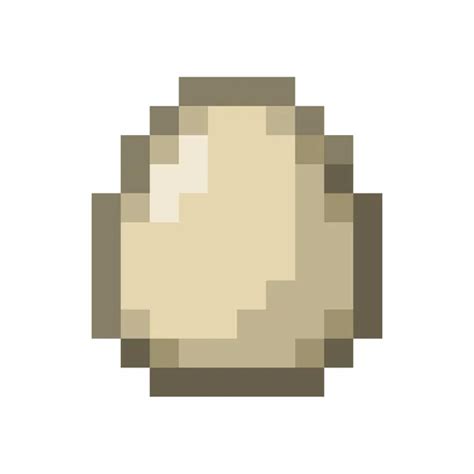 Minecraft Chicken Egg Pixel Art