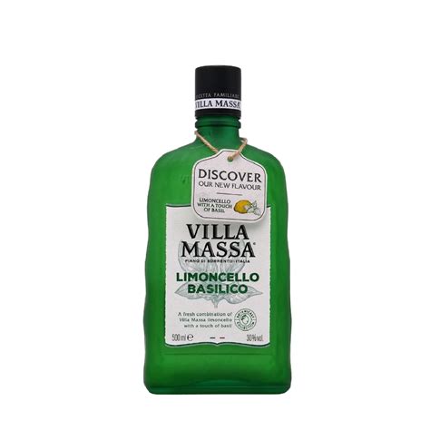Villa Massa Limoncello Basilico 500 Ml Duty Free Bestvalue