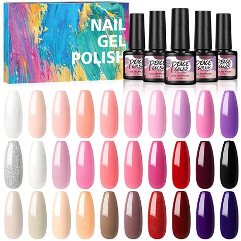 Farben Gel Nagellack Set Soak Off Uv Led Nagellampe Nagel