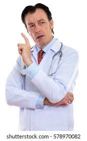 Studio Shot Mature Handsome Man Doctor Stock Photo 578970226 Shutterstock